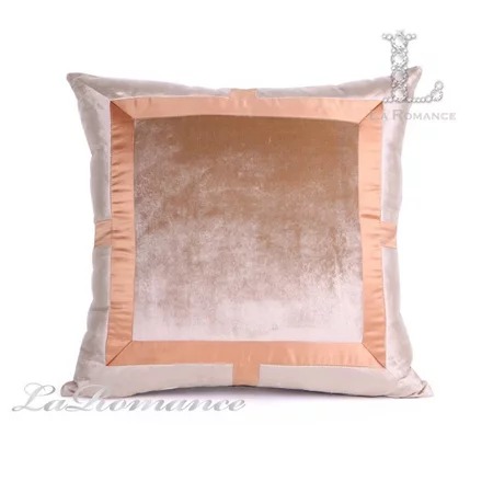 ★寶藏清倉★東方雅韻系列粉橘色拼布造型抱枕套