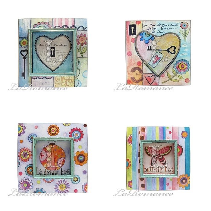 ★寶藏清倉★【花言童語系列】小瓢蟲木板畫飾