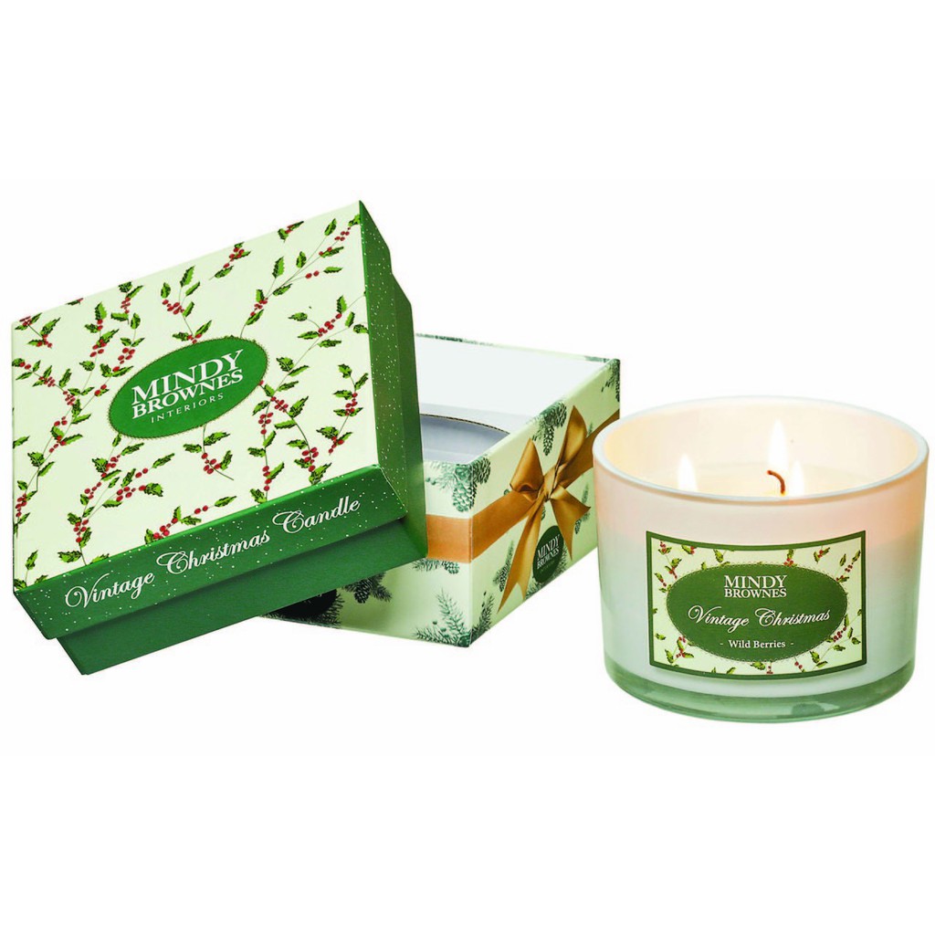 【英國 Mindy Brownes】歡樂聖誕限量香氛蠟燭 - Vintage Christmas Candle