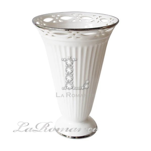 ★寶藏清倉★【帝凡內系列】銀色月光花器 – 小