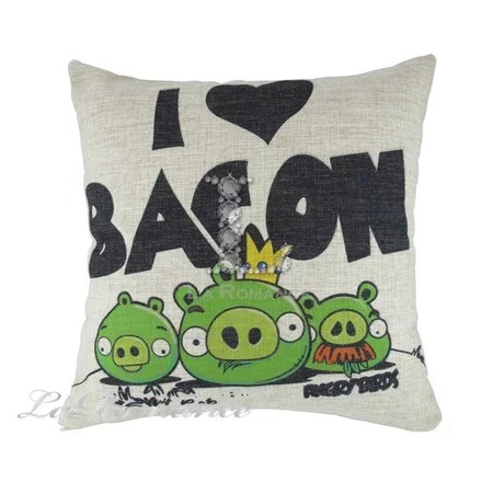 ★寶藏清倉★【COCORO 兒童抱枕】憤怒鳥抱枕套 ♡The Bad Piggies♡