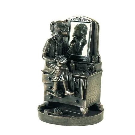 ★寶藏清倉★【Genesis 冷鑄銅雕塑】Lady Lipstick