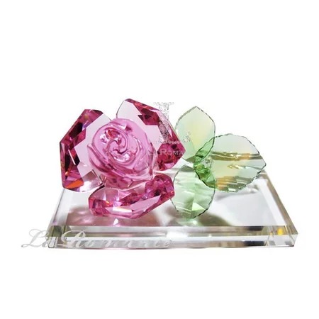 ★寶藏清倉★【璀璨水晶】粉色玫瑰花
