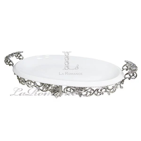 ★寶藏清倉★【芮洛蔓 La Romance】古典橢圓托盤