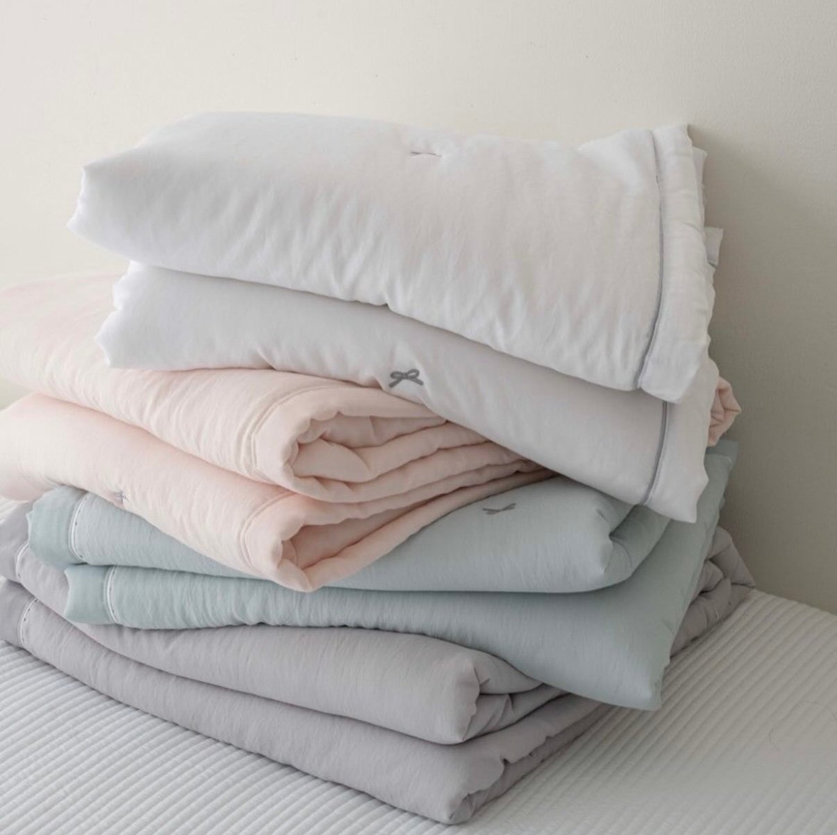 冰冰涼感被｜刺繡蝴蝶結(韓製)