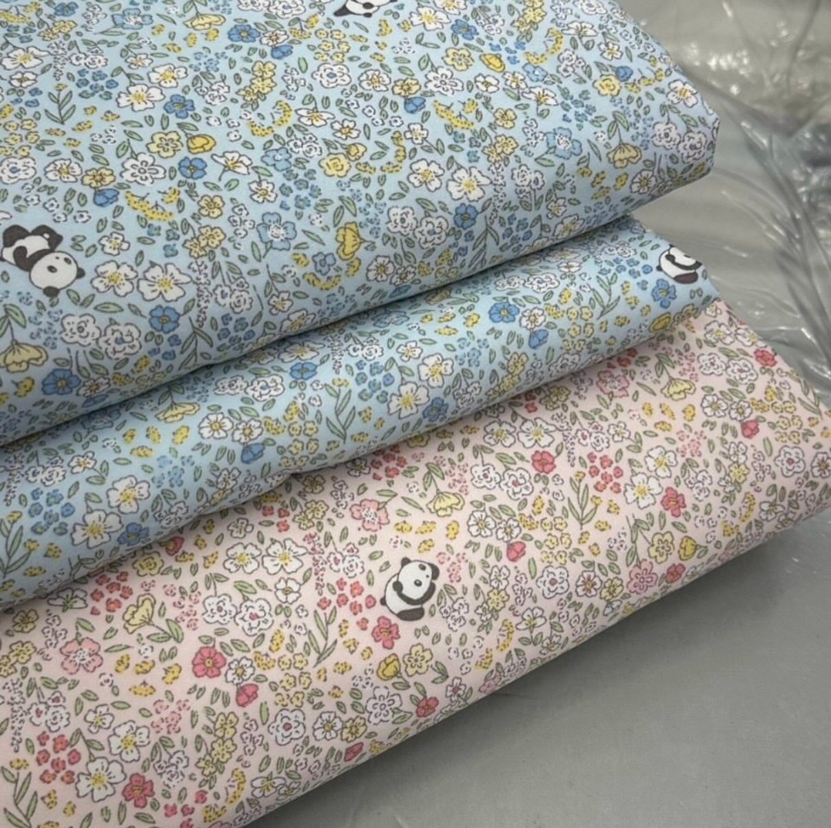 冰冰涼感被｜熊貓與花花