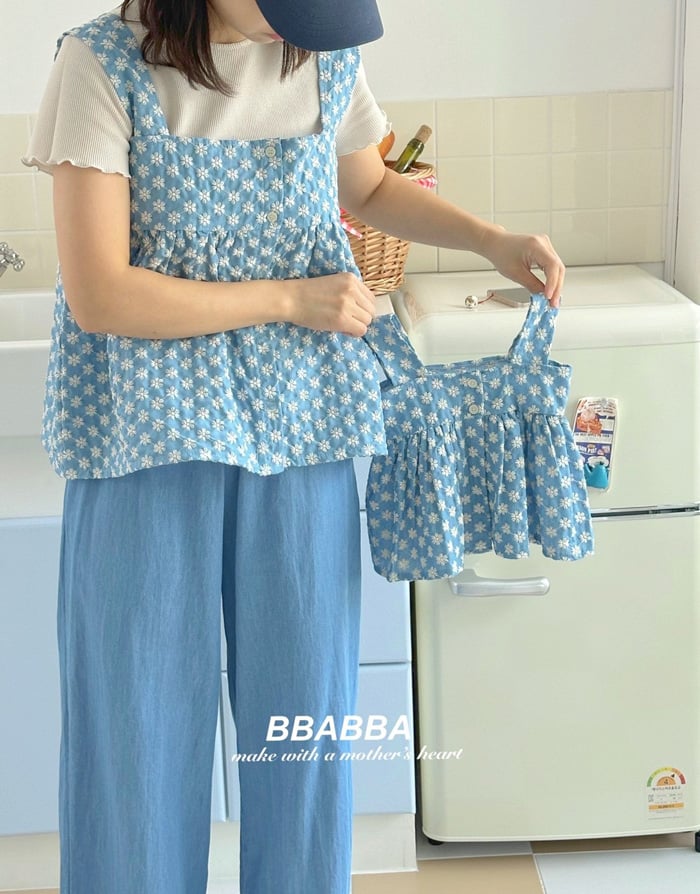 親子｜藍雛菊背心