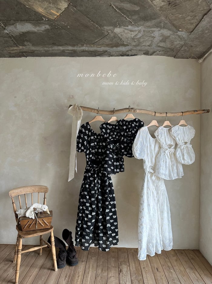 親子｜小花刺繡洋裝 (2色)