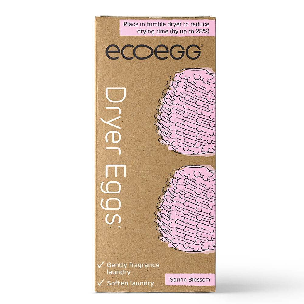 英國ECOEGG-乾衣機專用環保柔衣蛋(2入/粉紅春天花蕾)