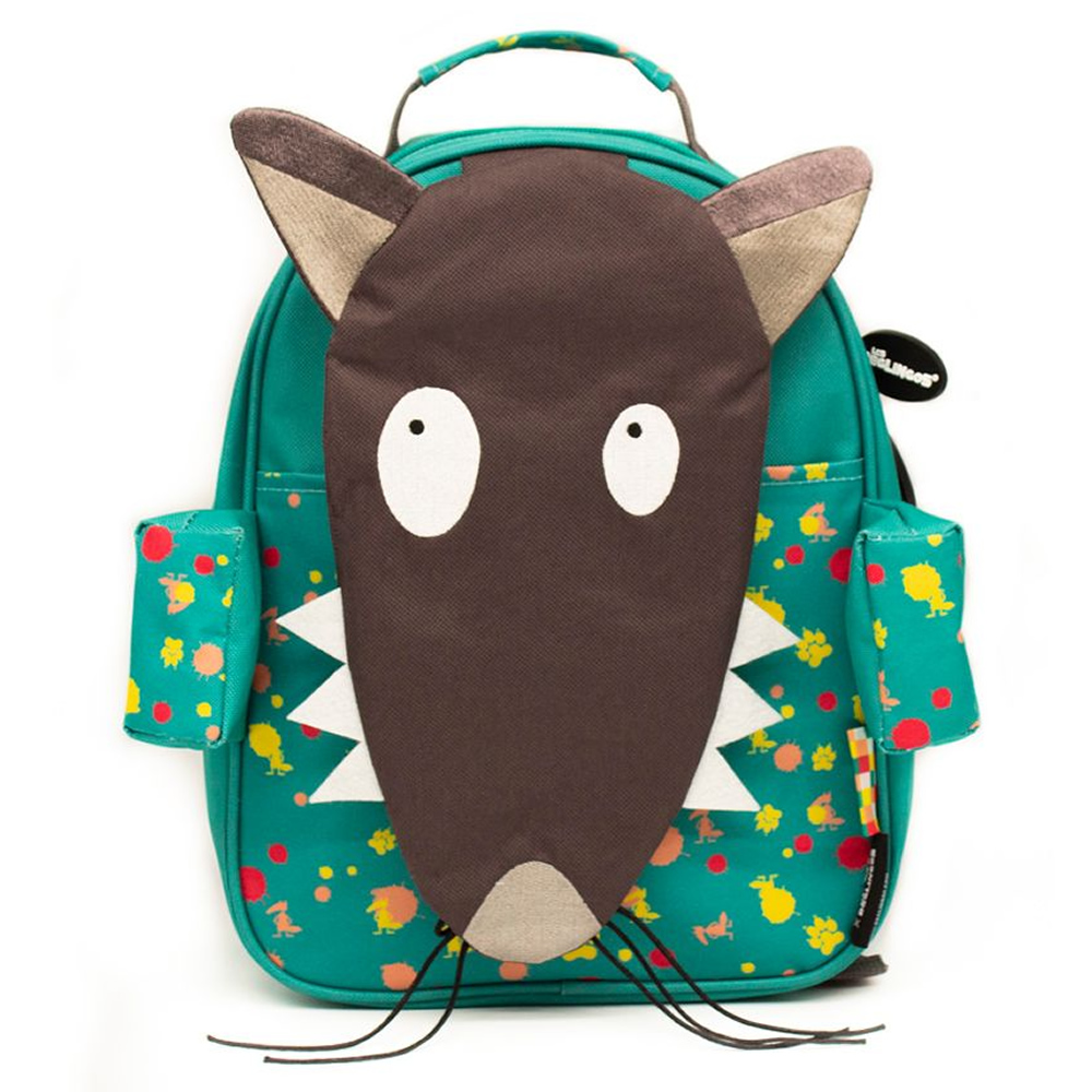 法國Les Deglingos-直立造型後背包(狼/LOUP/法國限定版)