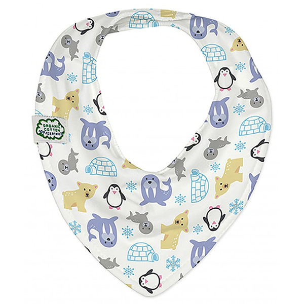 瑞典 ImseVimse有機棉領巾型圍兜(極地探險)