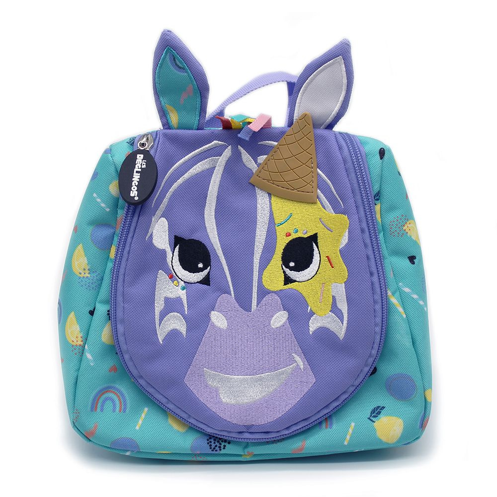 法國Les Deglingos-伙伴旅遊盥洗隨行包(斑馬/奇普洛柯)