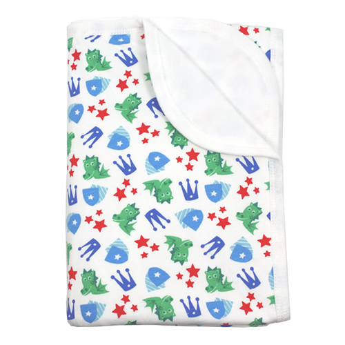 瑞典 ImseVimse有機棉柔寶寶毯(魔法飛龍)