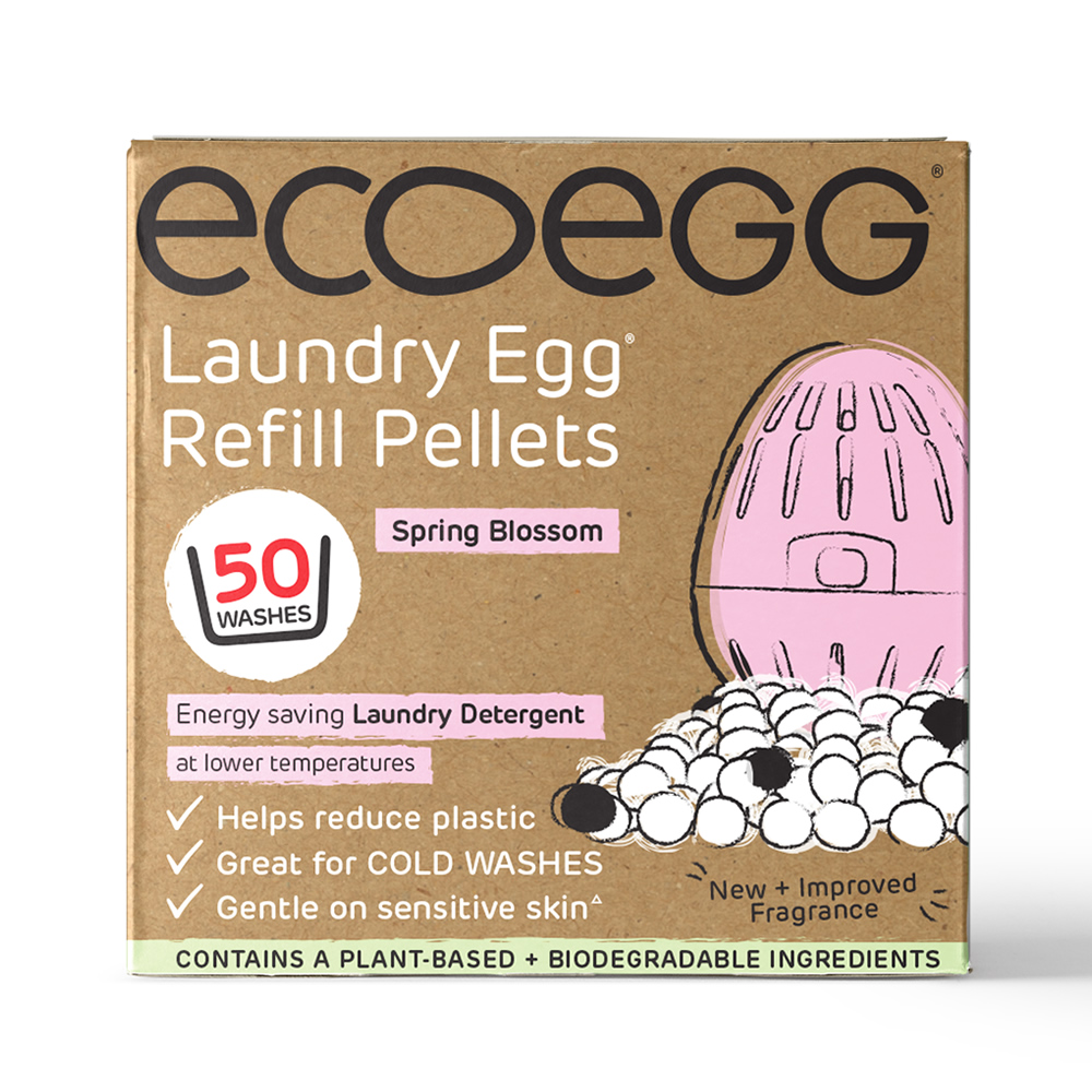 英國ECOEGG-環保低敏潔衣蛋補充包(50次/粉紅春天花蕾)