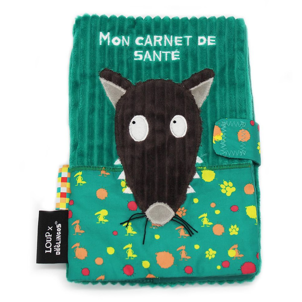 法國Les Deglingos-萬用書本手冊套(狼/LOUP/法國限定版)