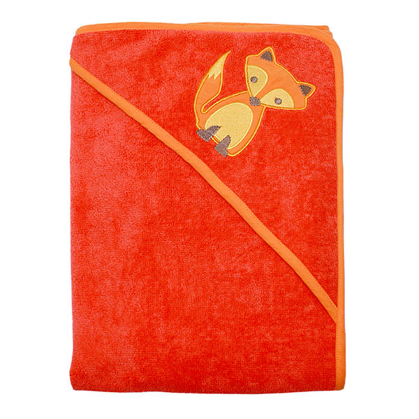 瑞典 ImseVimse舒柔寶寶帽兜浴巾(狐狸)