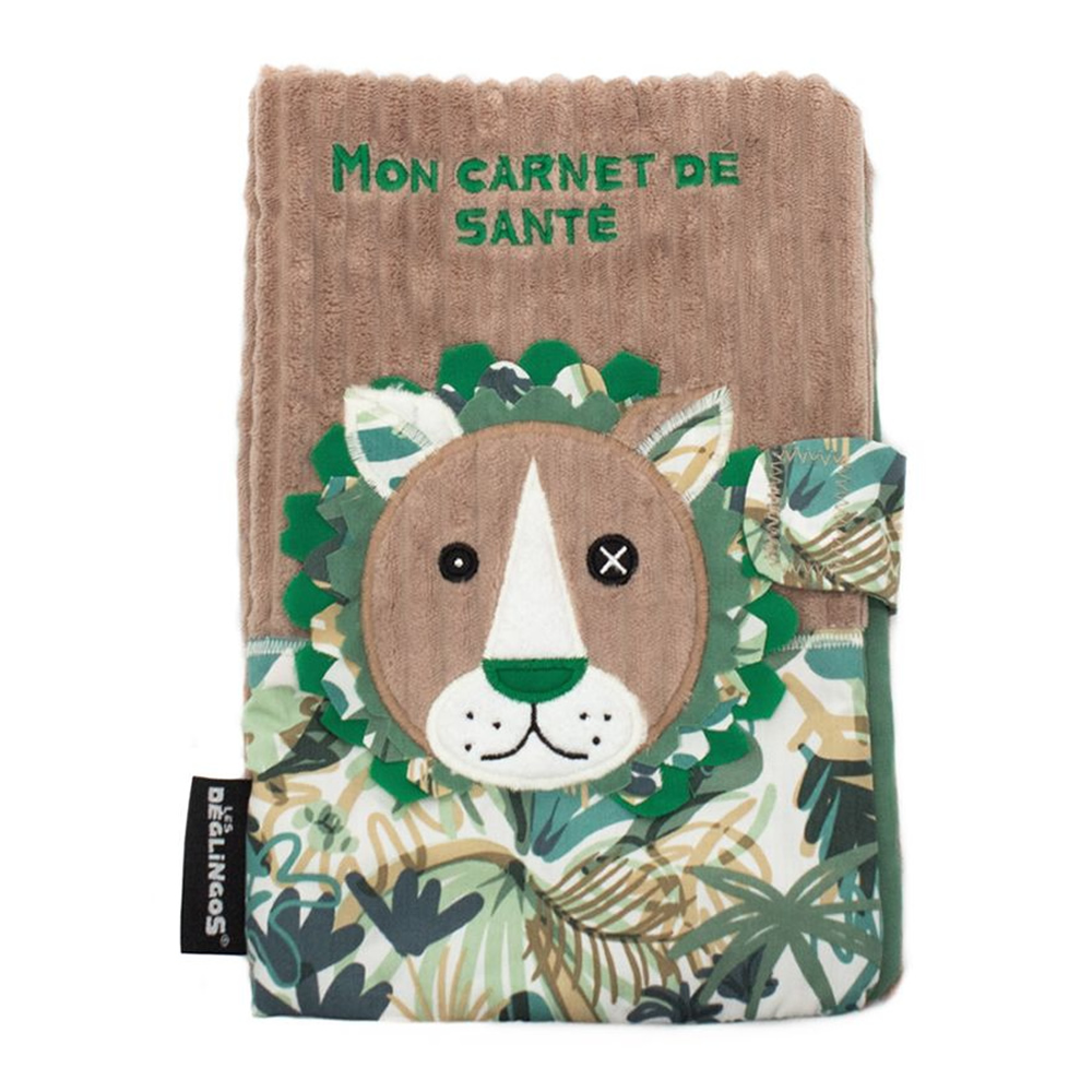 法國Les Deglingos-萬用書本手冊套(獅子/傑利克羅斯)