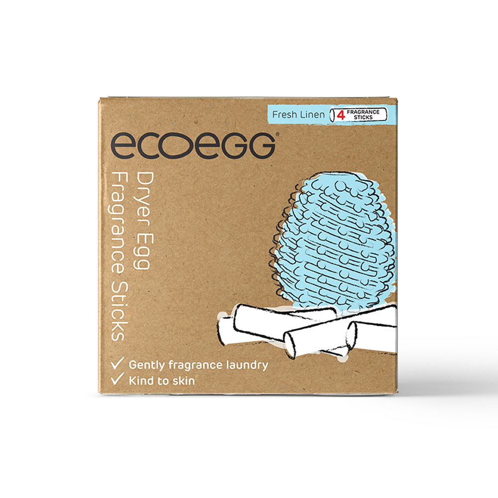 英國ECOEGG-乾衣機專用環保柔衣蛋補充包(粉藍柔軟舒棉)