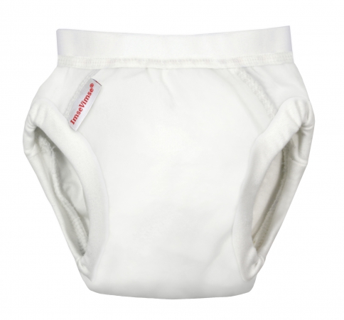 瑞典 ImseVimse有機棉幼兒如廁訓練褲(純白)