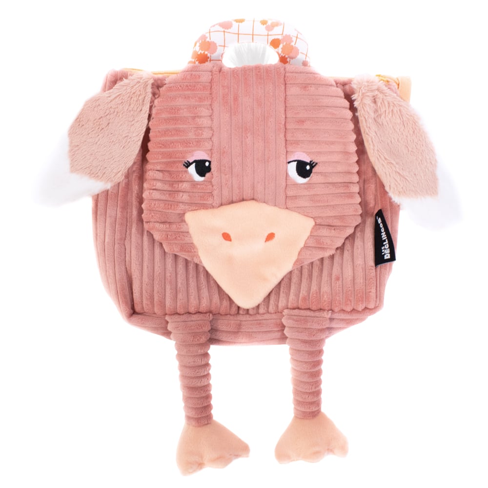 法國Les Deglingos-立體造型後背小童包(駝鳥/波莫若絲夫人)