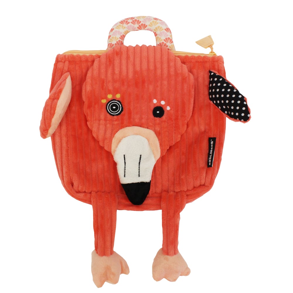 法國Les Deglingos-立體造型後背小童包(火烈鳥/佛朗明哥)