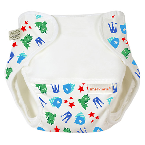 瑞典ImseVimse-有機棉柔尿布兜(魔法飛龍)