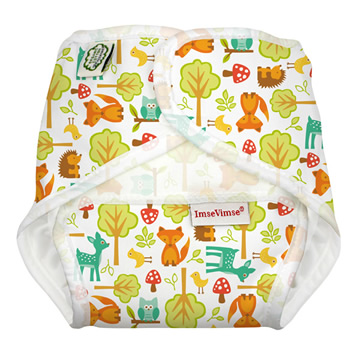 瑞典 ImseVimse有機棉All-in-One尿布褲(歡樂森林)