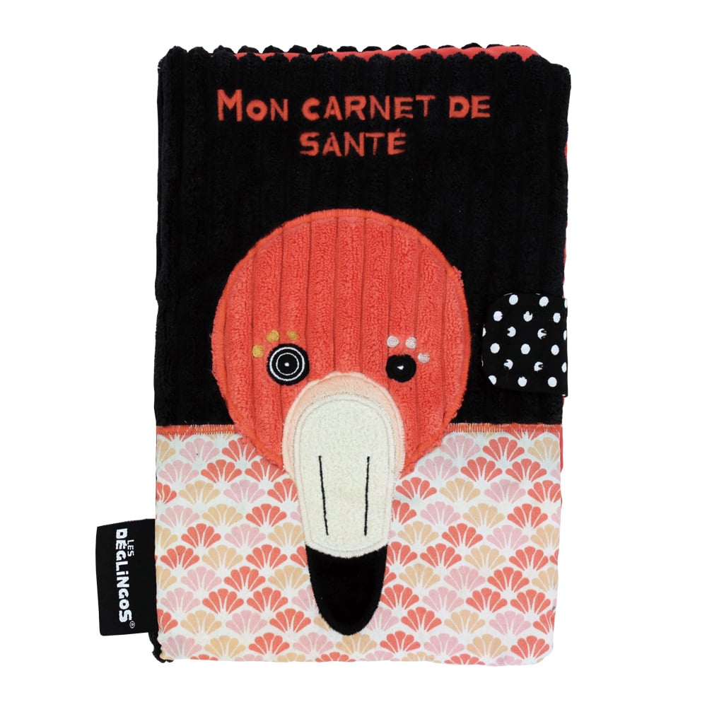 法國Les Deglingos-萬用書本手冊套(火烈鳥/佛朗明哥)