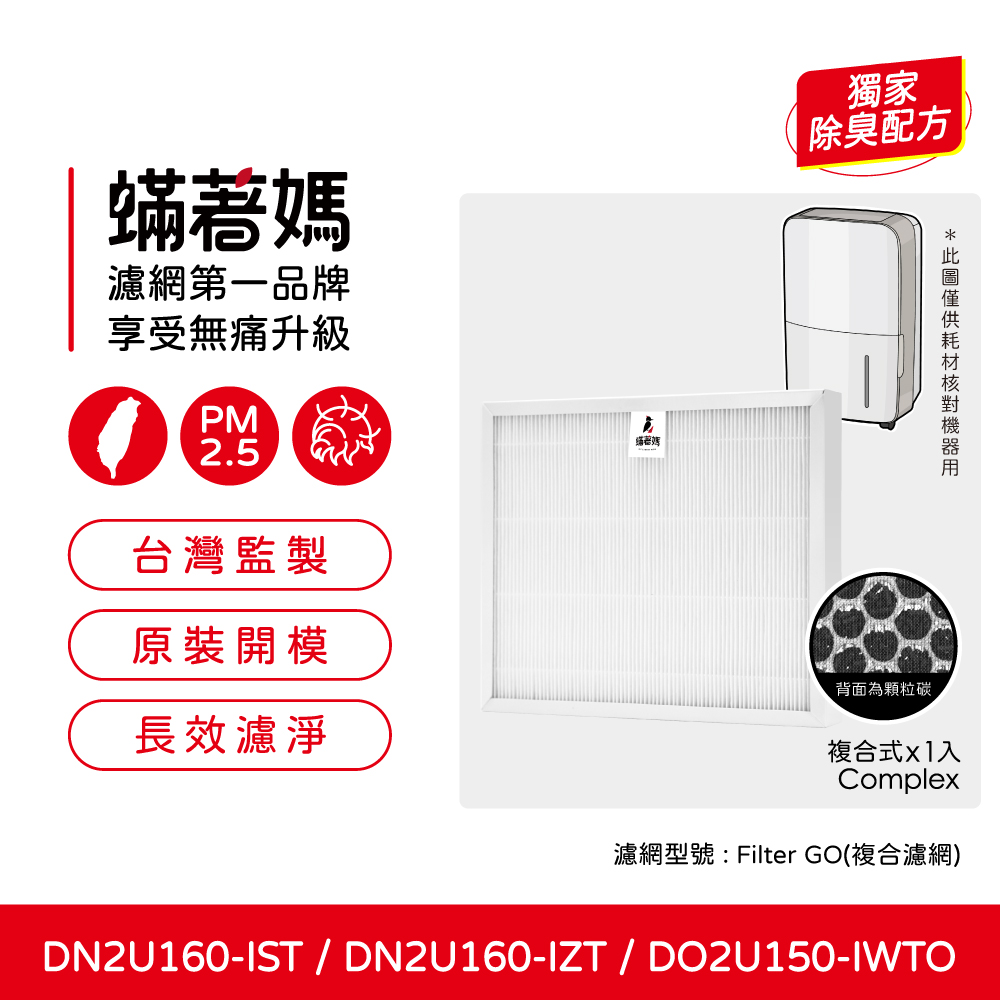 現貨 蟎著媽  濾網  適用 Winix 除濕機GO DO2U150-IWTO DN2160-IZT DN2U160-IST 空氣清淨機