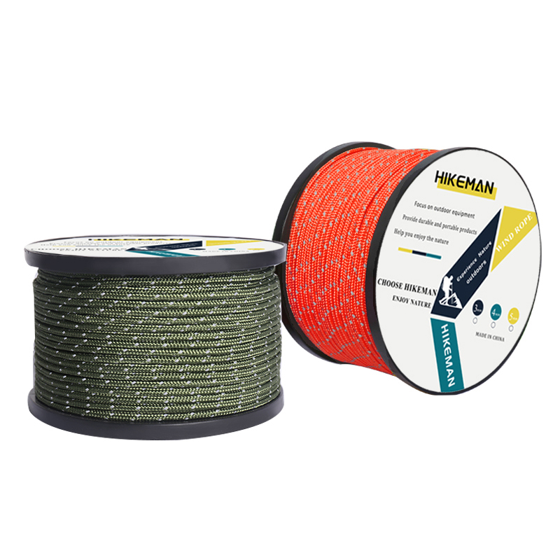 HIKEMAN 帳篷反光營繩 5mm / 6mm 加粗款 天幕拉繩 固定繩 輔助繩