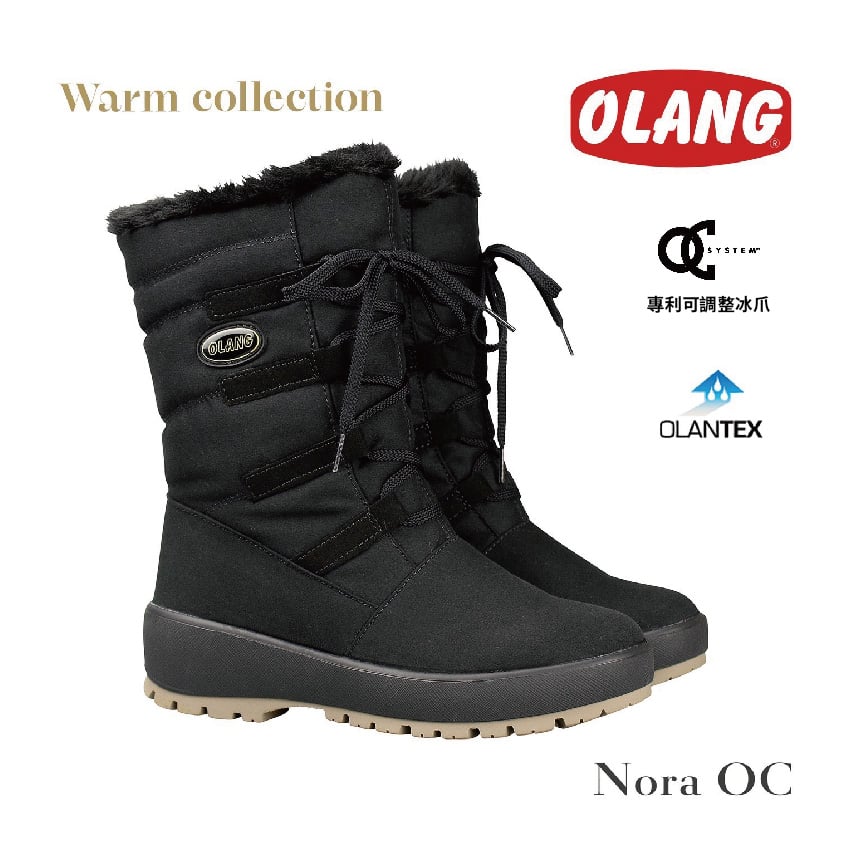OLANG 義大利 NORA OC 女款防水雪靴 羊毛保暖層 防水 透氣