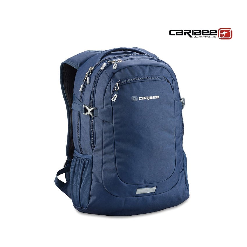 CARIBEE-College 電腦背包 30L 休閒/旅遊/防盜/台灣總代理 海軍藍