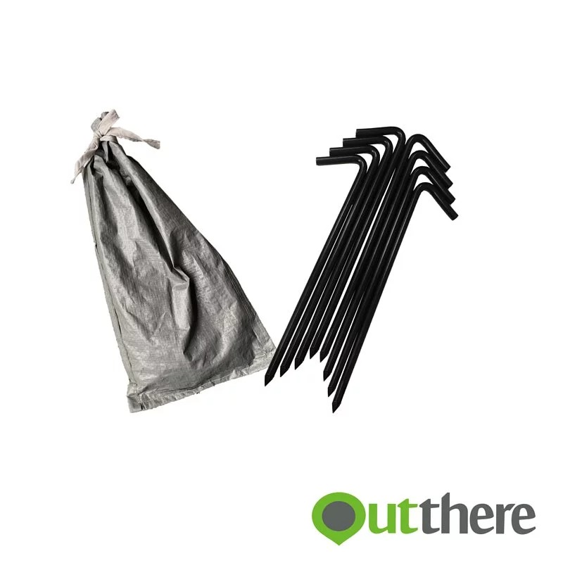 大黑釘｜草地、碎石營地｜超高CP值常備營釘(附贈簡易釘袋)｜10入/組