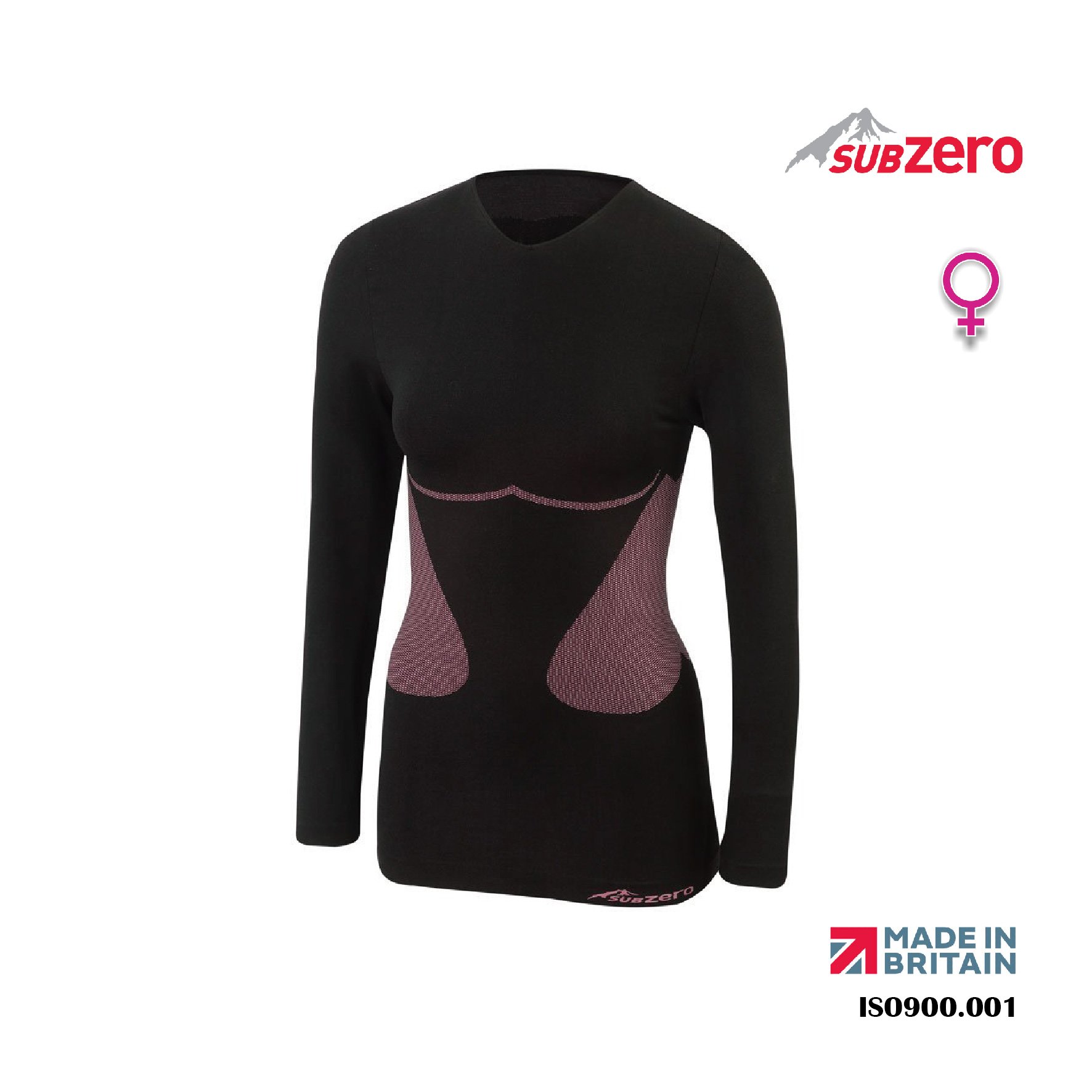 英國SUB ZERO-Factor 1 Plus 立體無縫女款保暖內衣/保暖/英國原廠