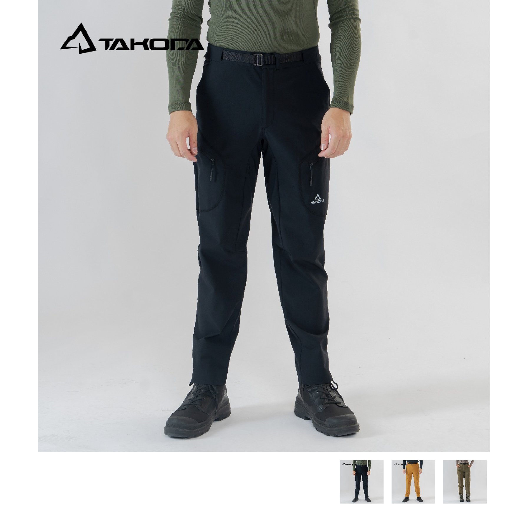 TAKODA Zuya 多口袋輕量防風防潑登山長褲 男款 三色
