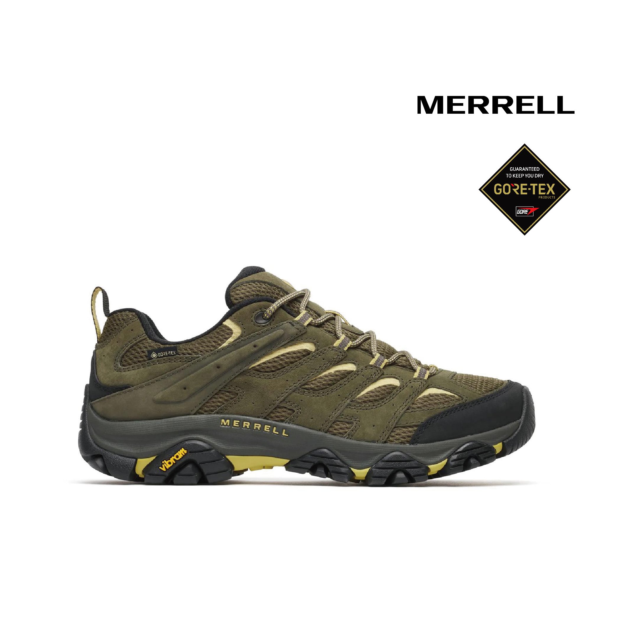 MERRELL MOAB 3 GORE-TEX® 戶外登山健走鞋 橄欖綠 (00005397)