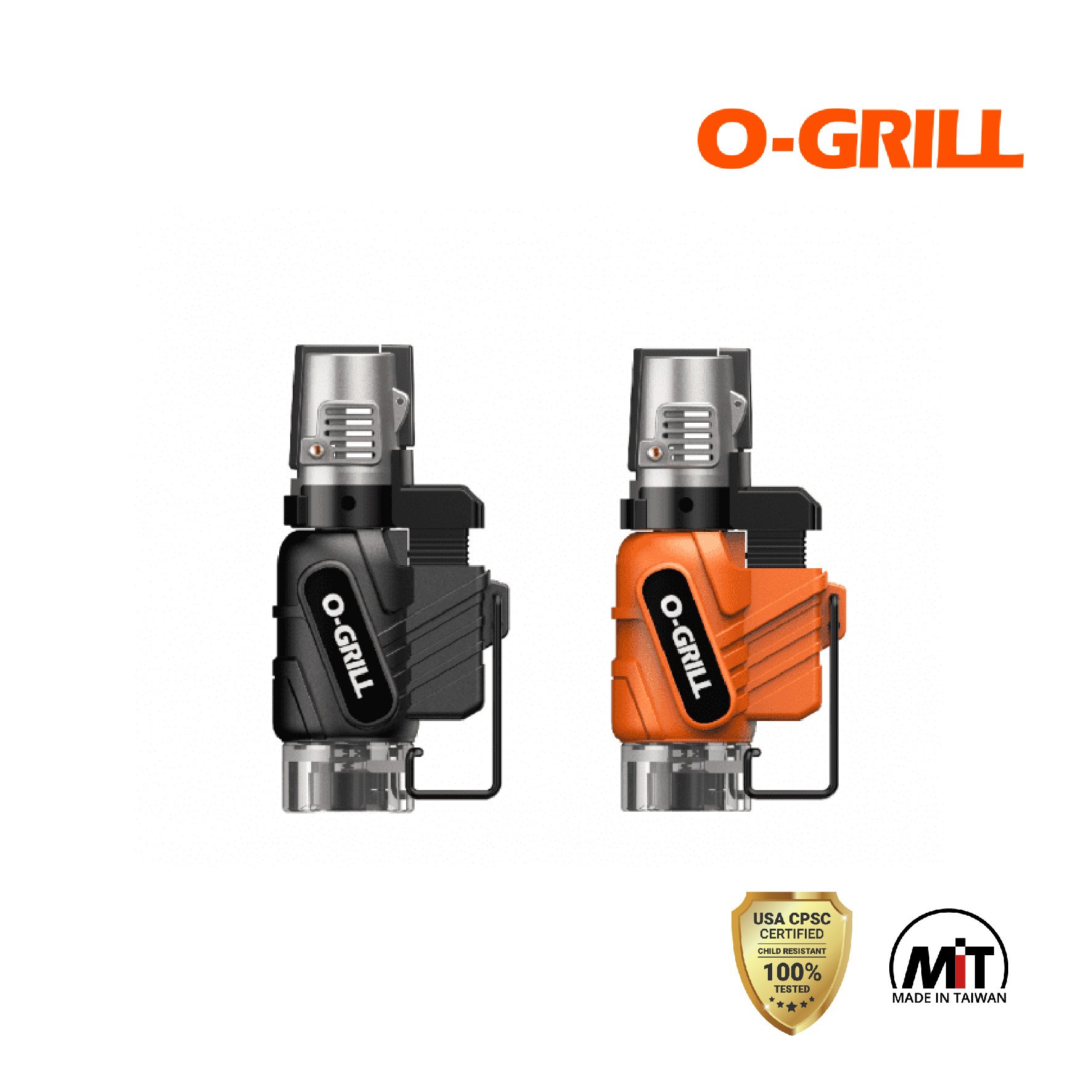 O-GRILL GJ-100 安全防風打火機/點火器/野外求生/生火/登山/露營/野炊/台灣製/MIT