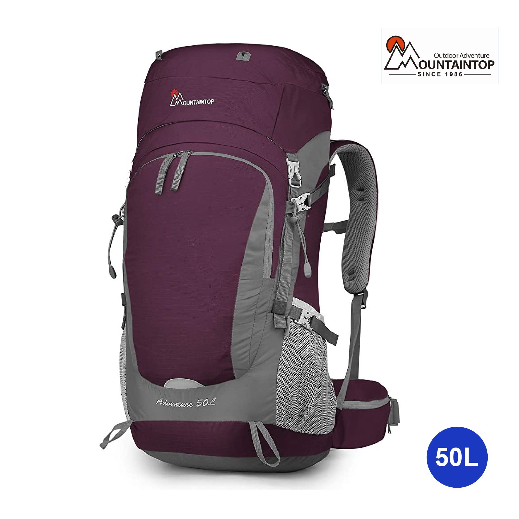 Mountaintop- 50L+5 輕量透氣登山包
