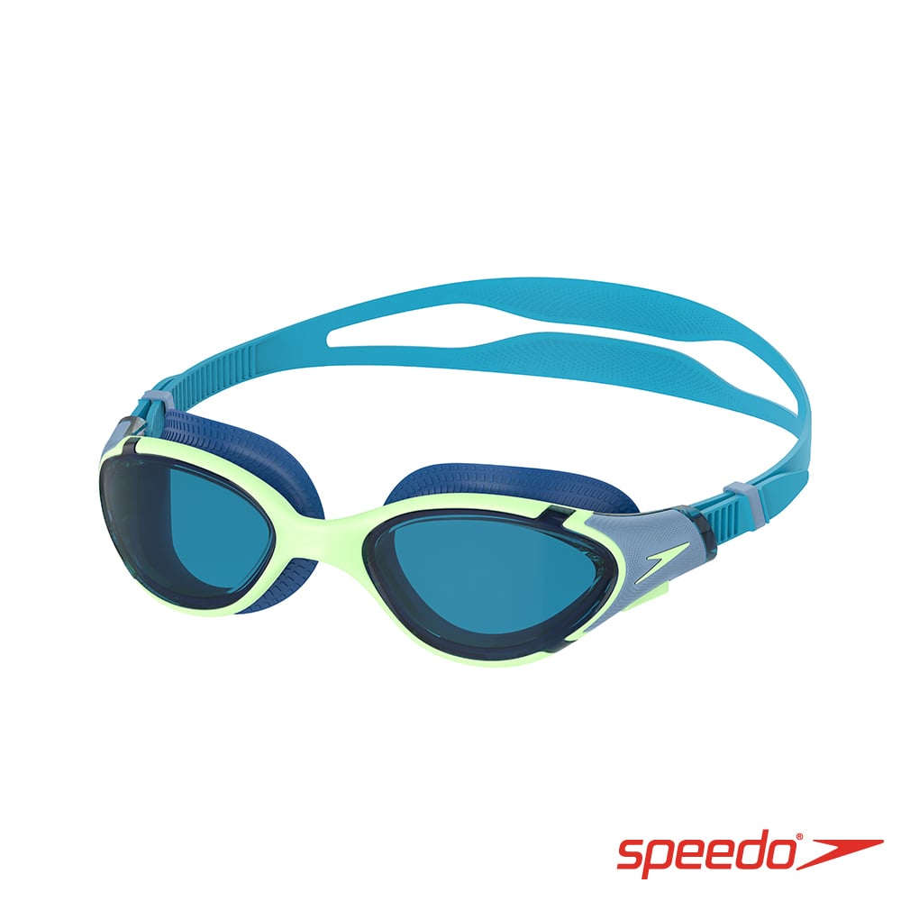 Speedo 成人 運動泳鏡 Biofuse2.0 鈷藍/淡綠