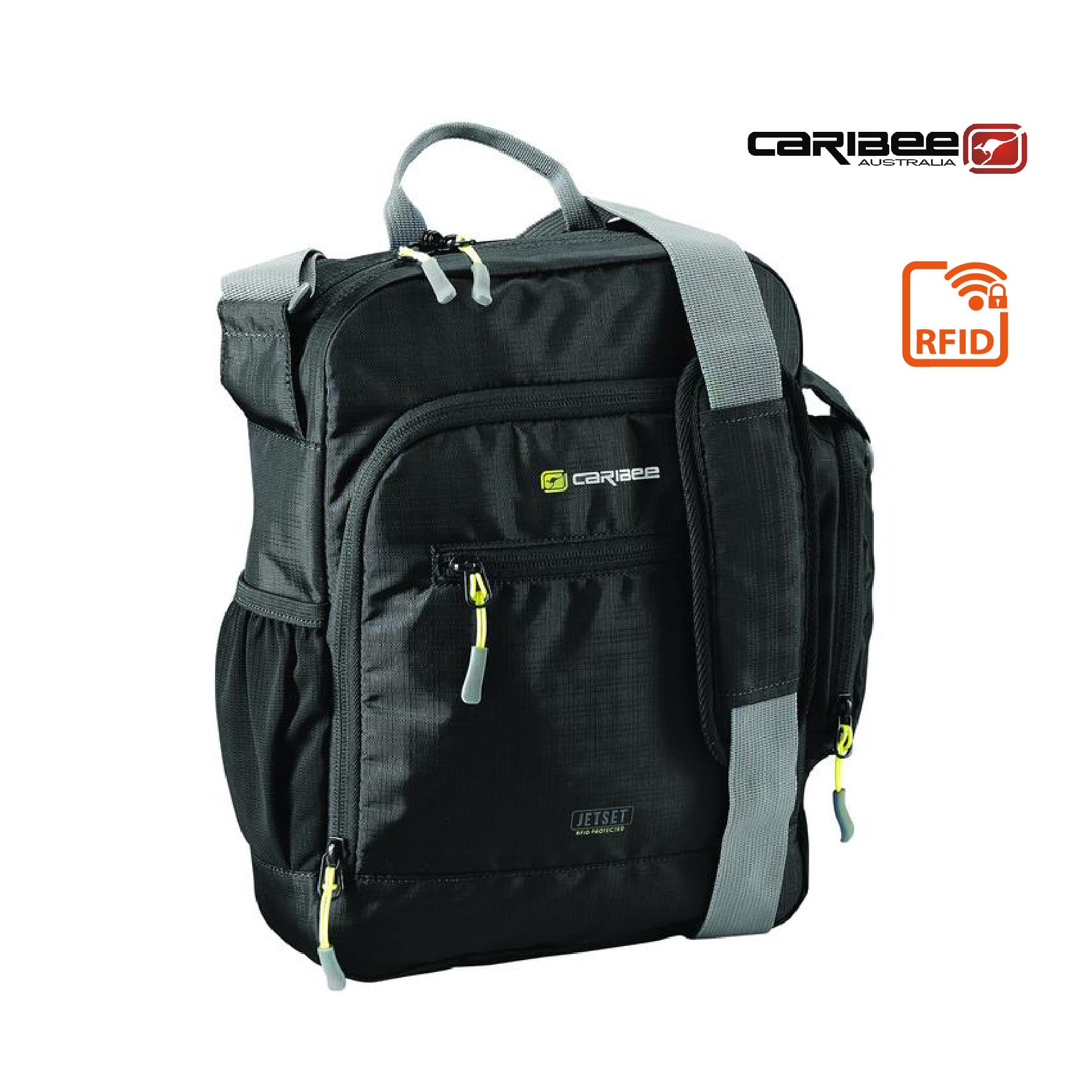 CARIBEE-Jetset RFID防盜旅遊側背包/RFID/休閒/旅遊/防盜/台灣總代理