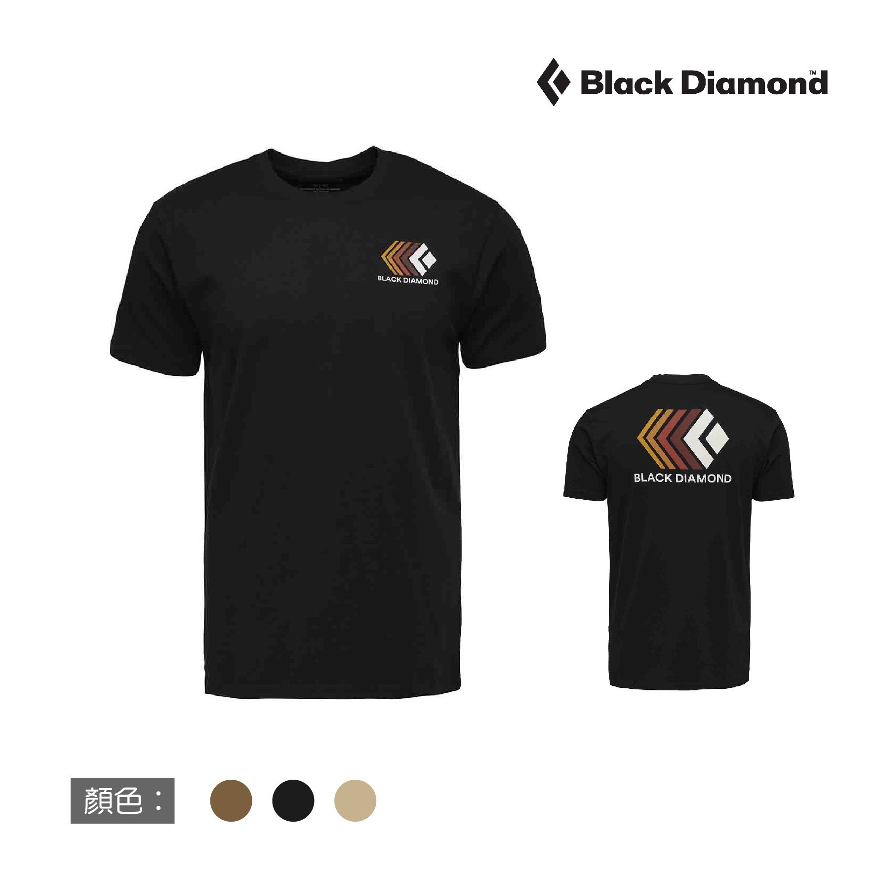 BLACK Diamond FADED TEE 短袖上衣 舒適 多色 暢銷款