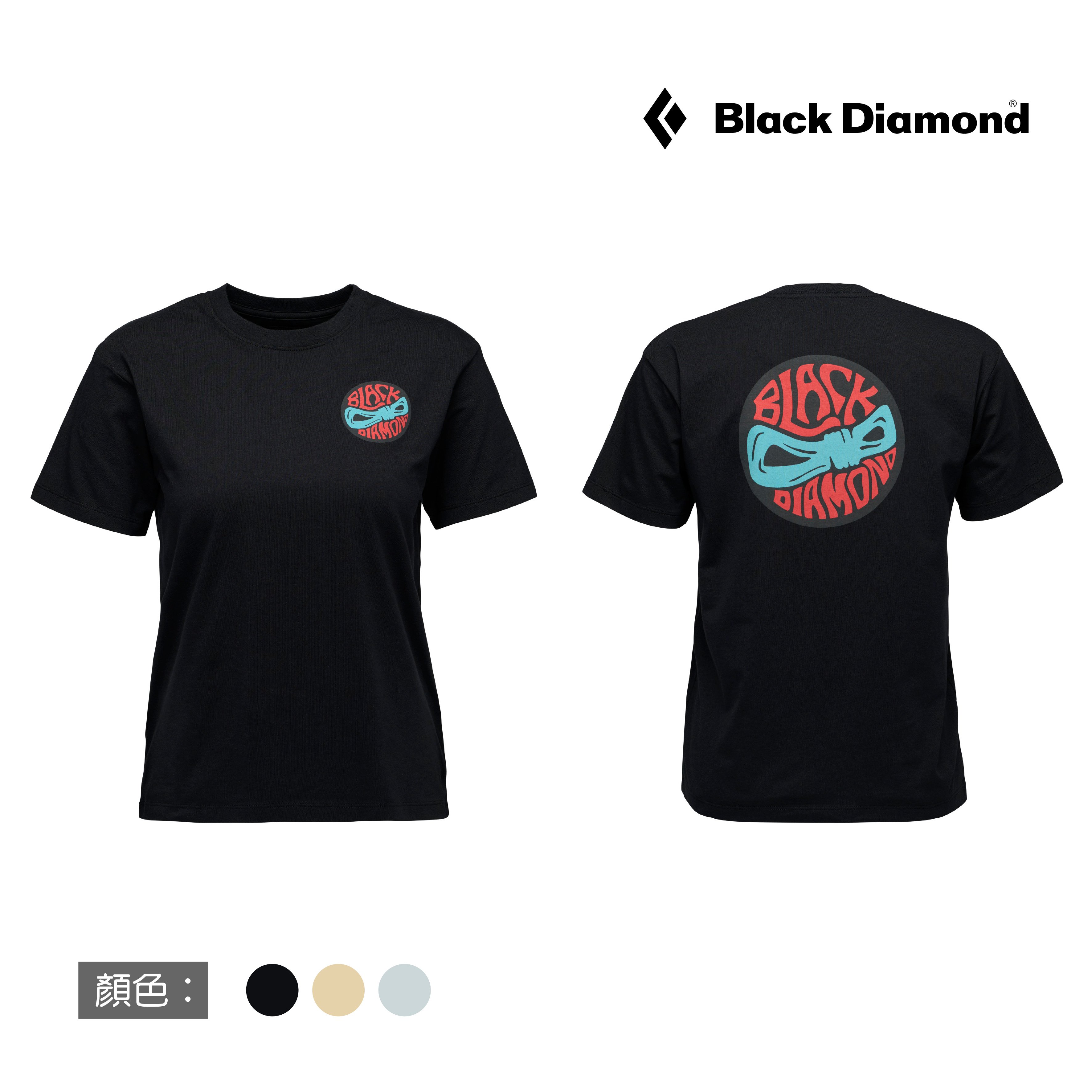 BLACK Diamond W Rope Badge Short Sleeve Tee 短袖上衣 舒適 多色 暢銷款