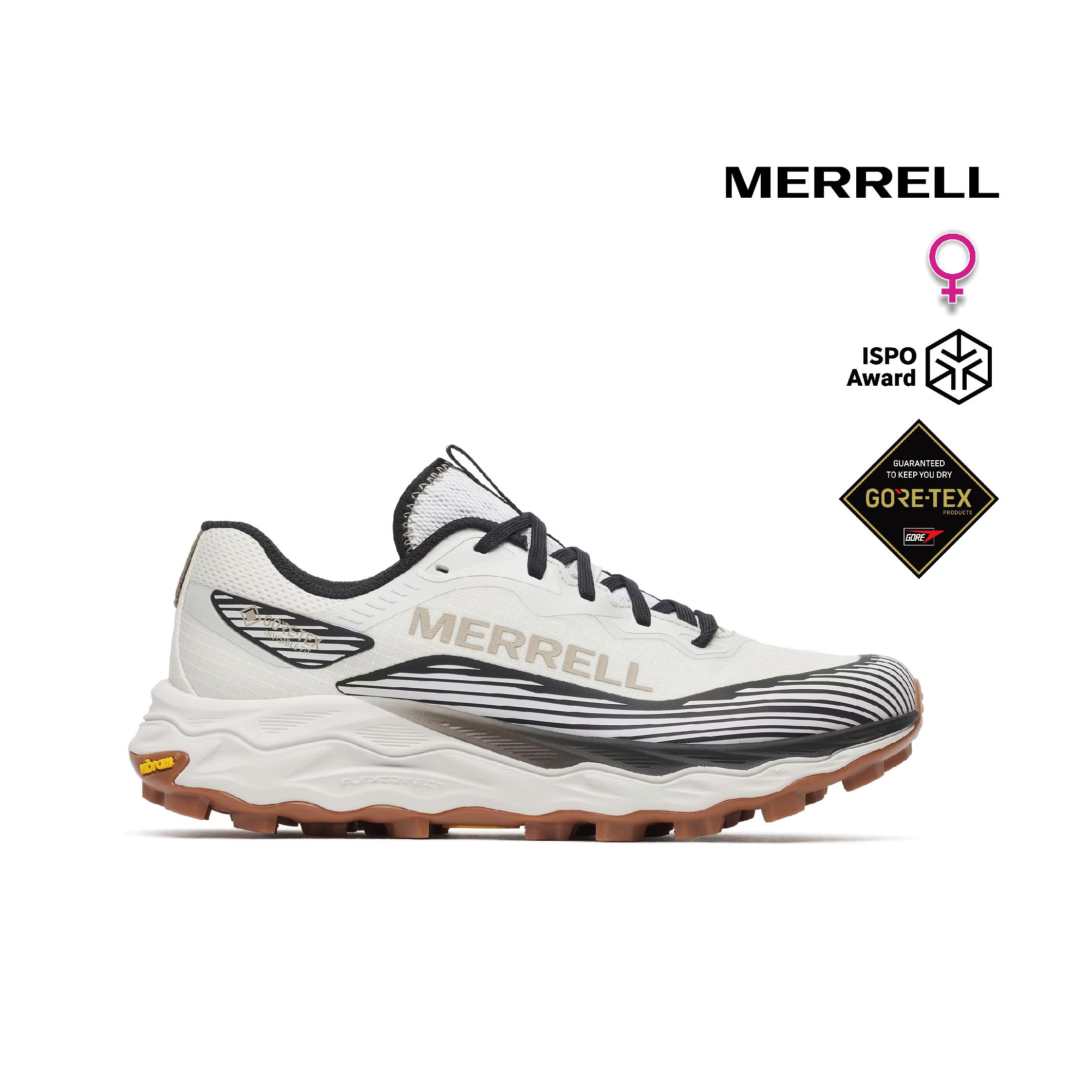 MERRELL AGILITY PEAK 6 GTX 防水輕量戶外越野訓練鞋 女款 白色 (00005566)