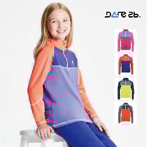 Dare2b 兒童保暖彈性立領上衣 四色可選