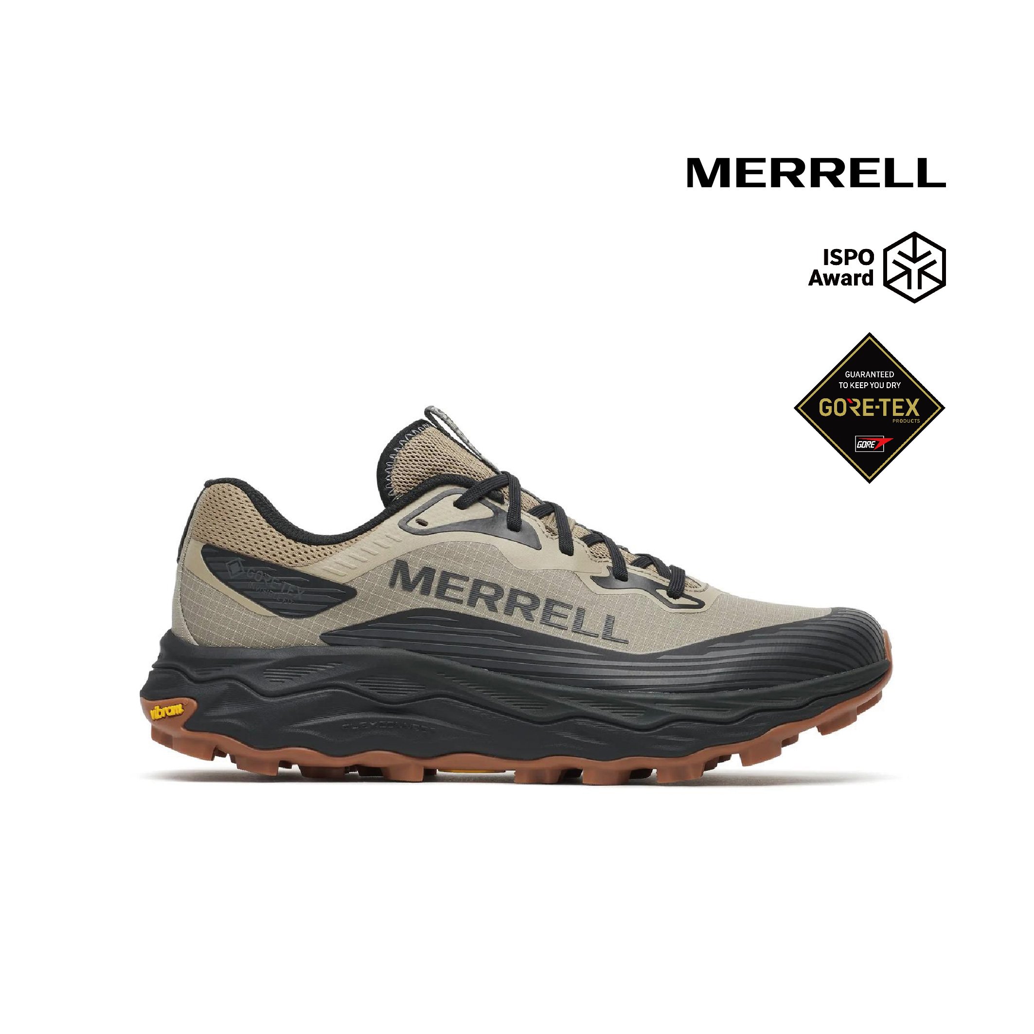 MERRELL AGILITY PEAK 6 GORE-TEX® 防水輕量戶外越野訓練鞋 男款 卡其色 (00005563)