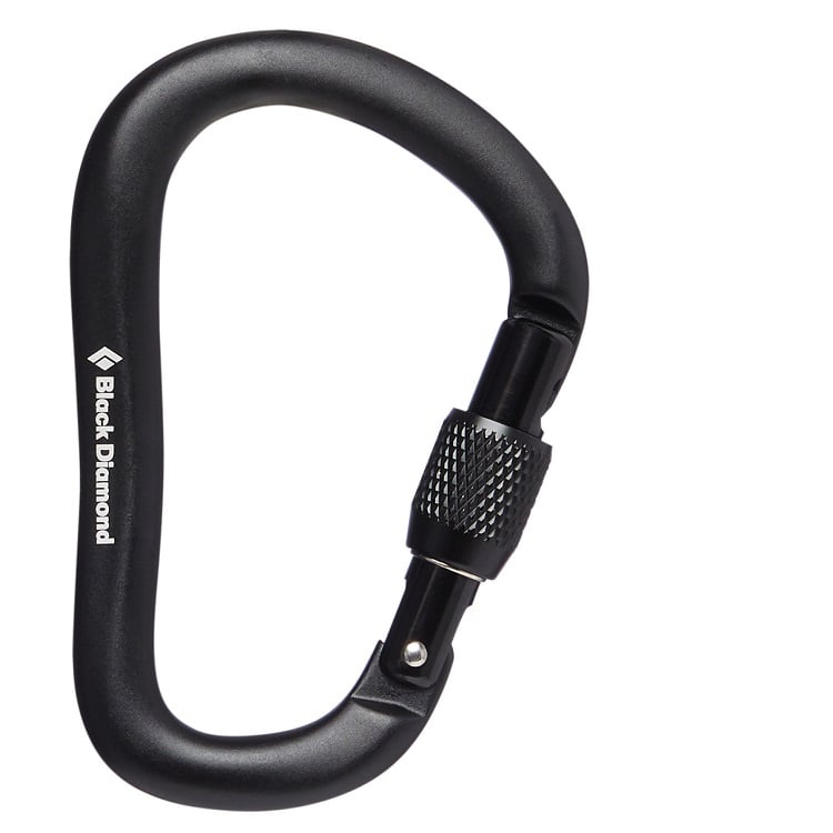 Black Diamond 安全帶鎖鉤環/大D勾環 RockLock Screwgate 公司貨