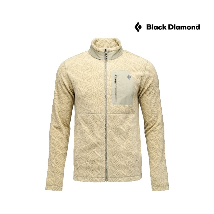 【Black Diamond】 Rift Full-Zip Fleece Jacket 刷毛保暖上衣 易洗 快乾 透氣 舒適 菱格黃