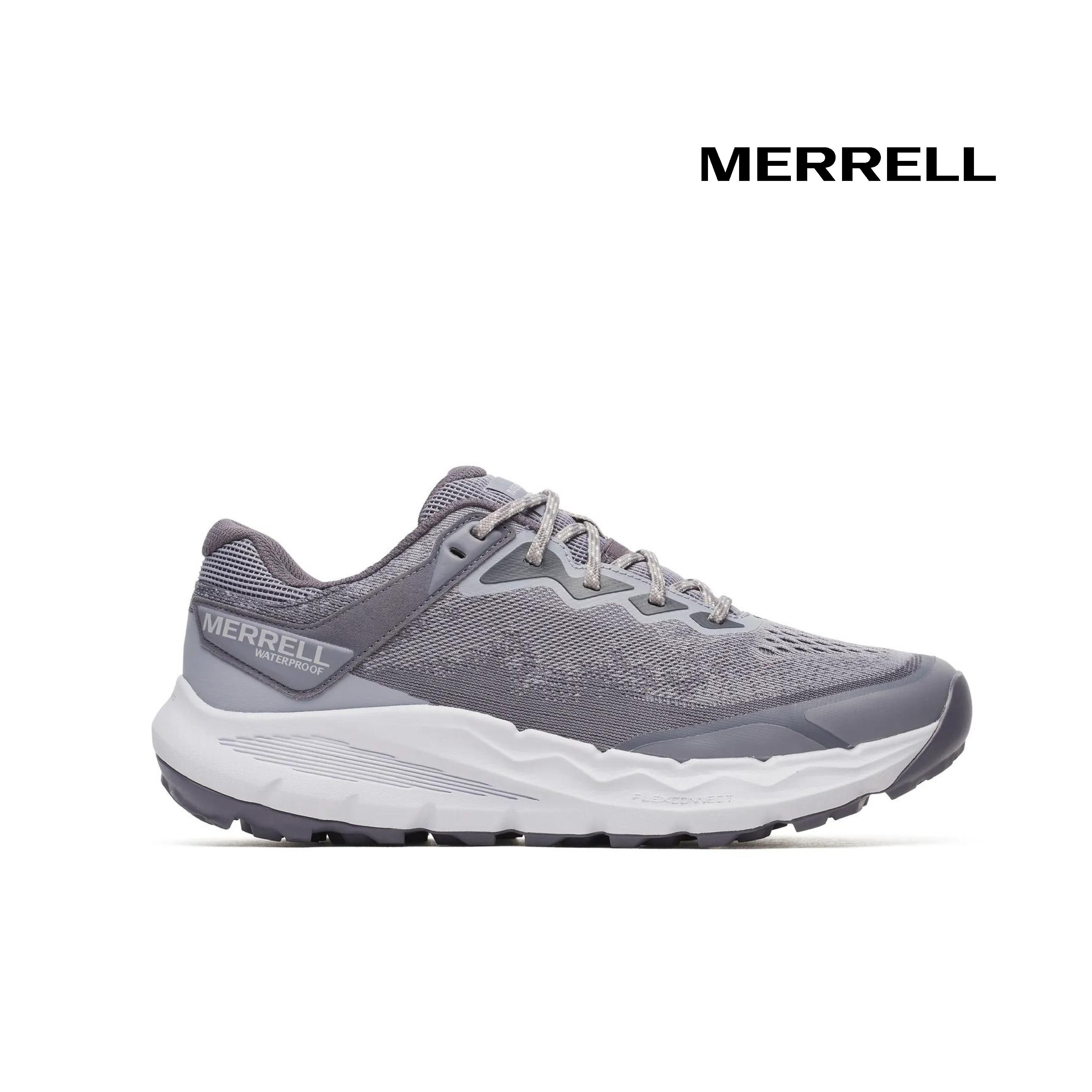 MERRELL NOVA 4 WP 輕量戶外越野健行鞋 男款 二色選 (灰色)