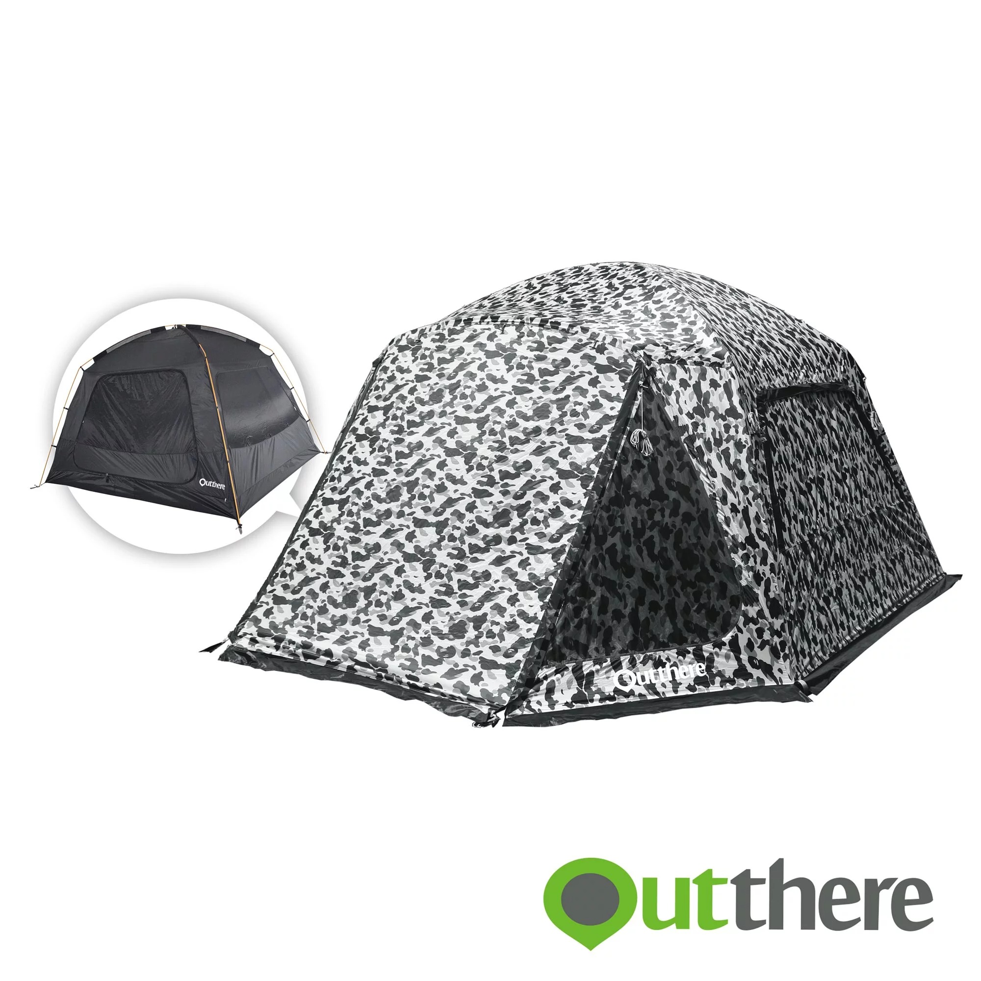 好野 Outthere 馬卡龍6人帳｜風尚迷彩｜全新配色｜寬敞易搭｜舒適耐用｜時尚美型