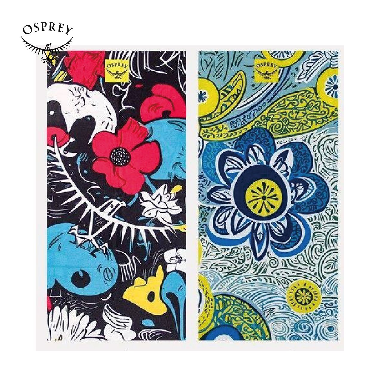 OSPREY小鹰户外魔術頭巾 男女適用 運動脖圍 面罩 防曬 透氣 神秘綻放/奇花秘境